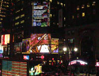Paper Project image on Times Square